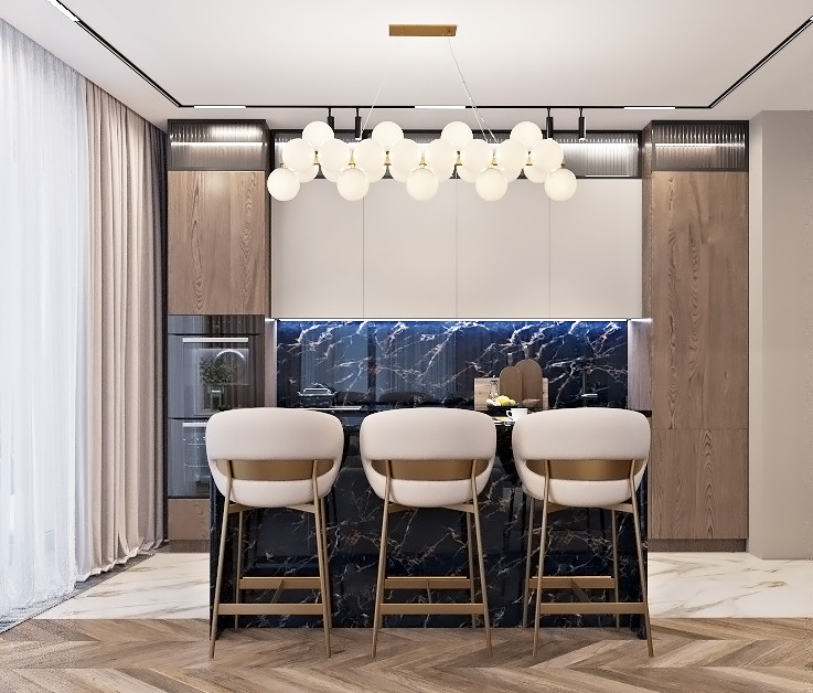 Проект квартиры, 130 м2