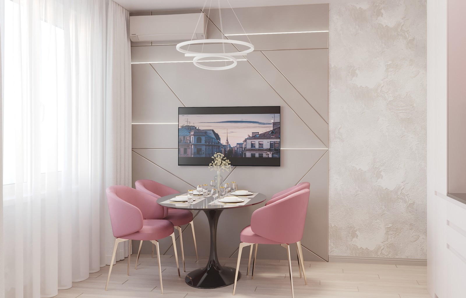 Обложка проекта: Двухкомнатная квартира, кухня