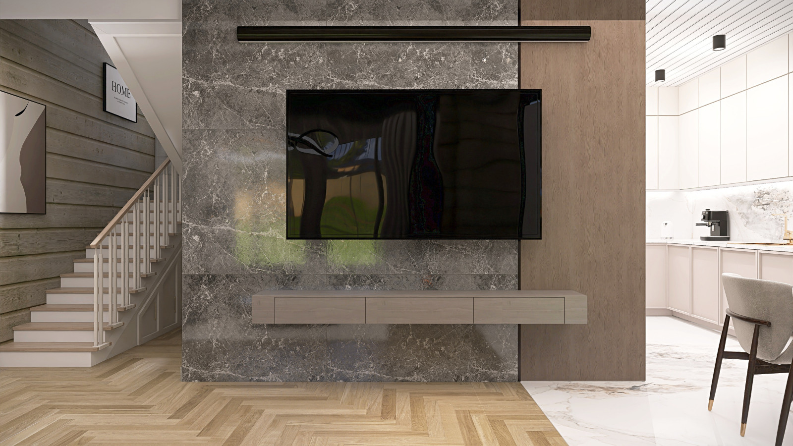 Кухня-гостинная