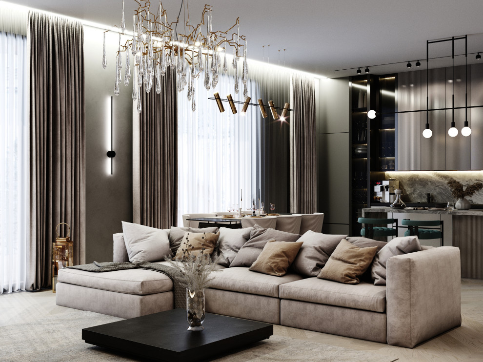 Обложка проекта: ДИЗАЙН-ПРОЕКТ КВАРТИРЫ 140 КВ. М