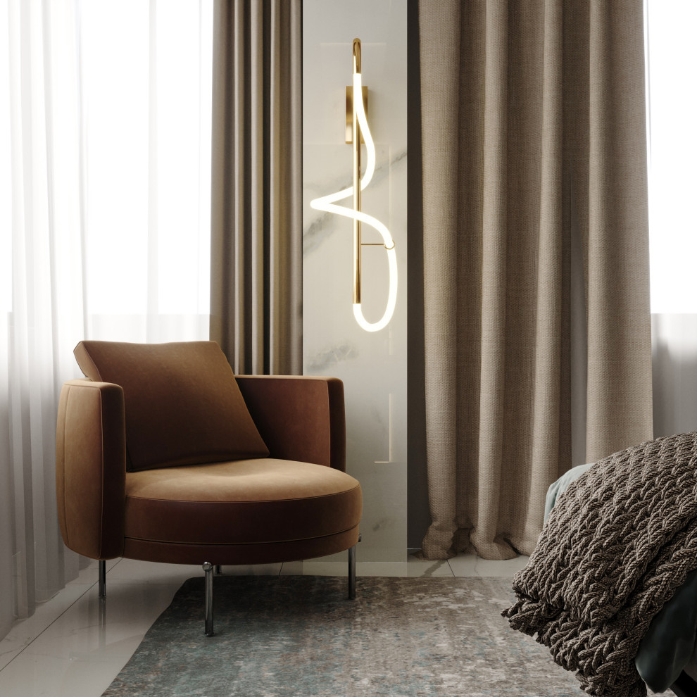 Дизайн проект квартиры в Искра парк 93кв м