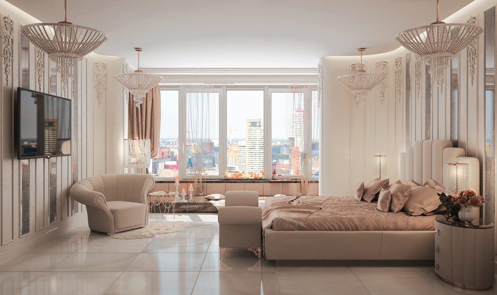 Роскошная спальня для молодой женщины