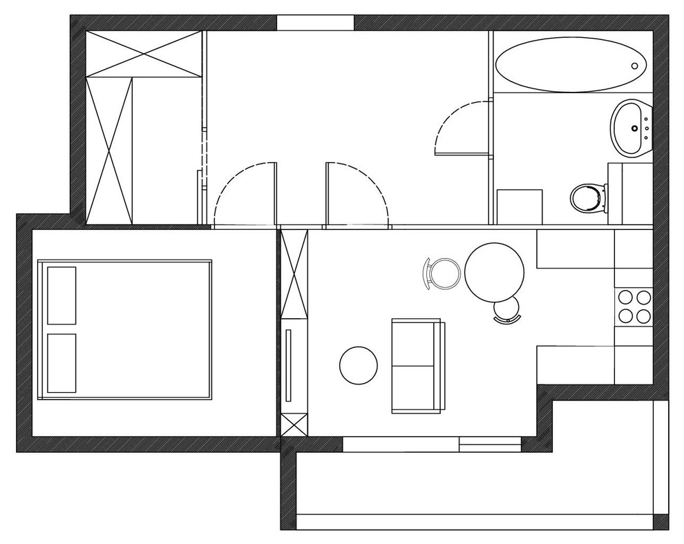 Обложка проекта: Небольшая квартира в скандинавском стиле