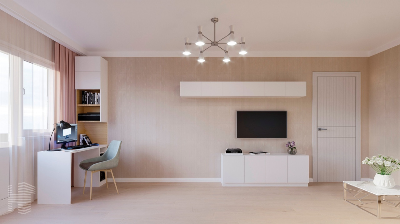 Дизайн-проект гостиной-спальни