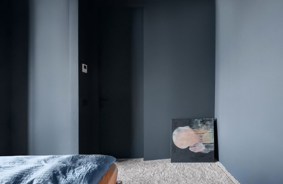 Проект квартиры в ЖК "Серебряный парк". Краска, штукатурка, микроцемент.