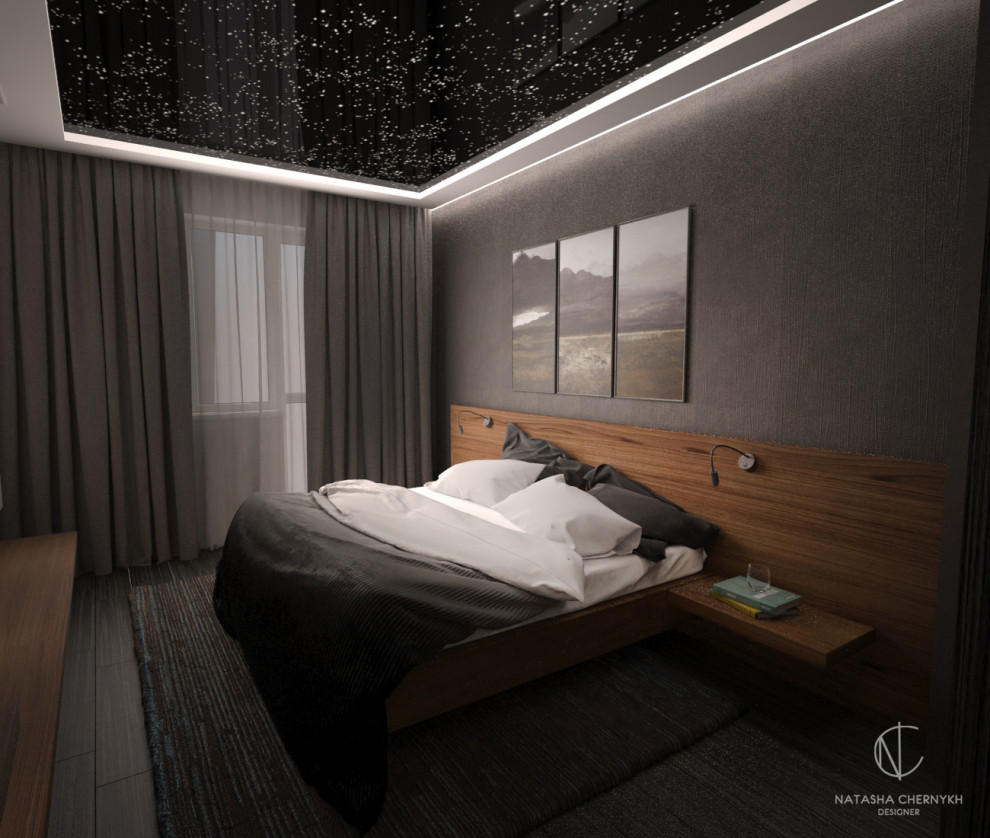 Обложка проекта: Квартира для молодого человека 60 кв.м // ЖК Олимпийский, Воронеж