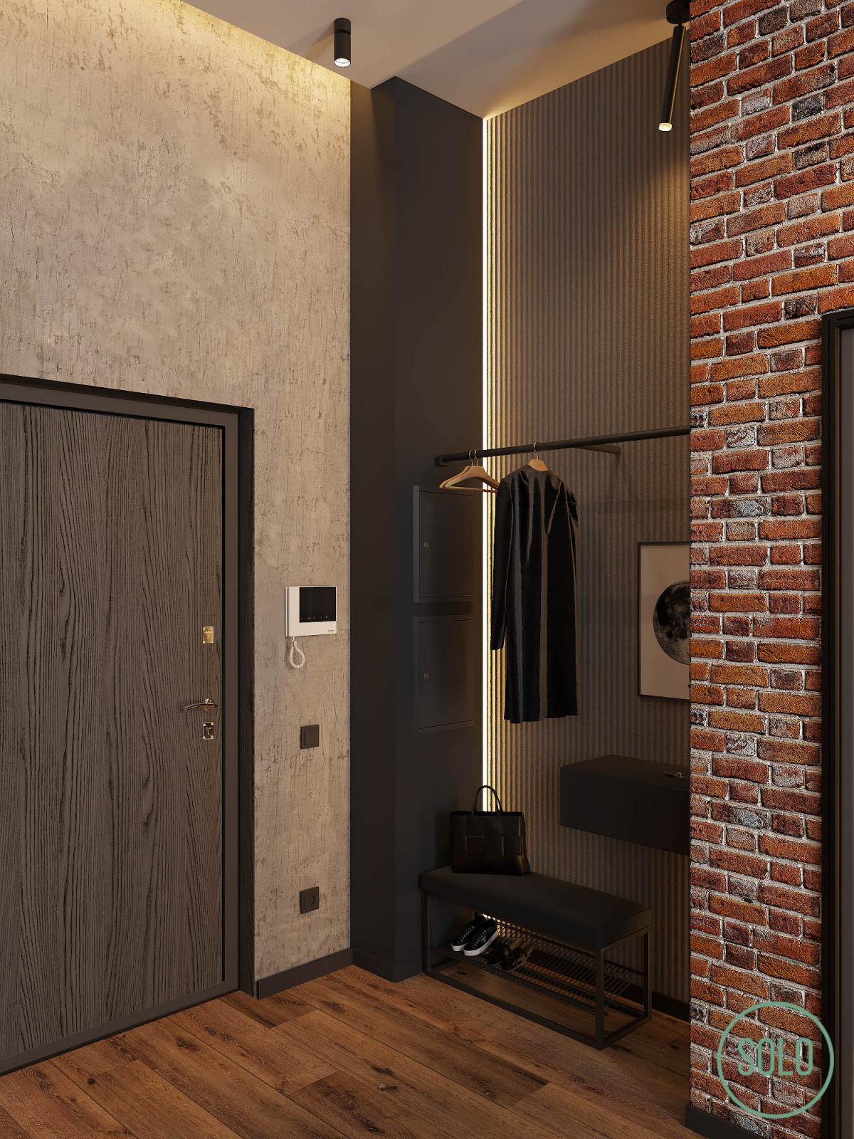 Обложка проекта: Лофт со спальней на втором уровне