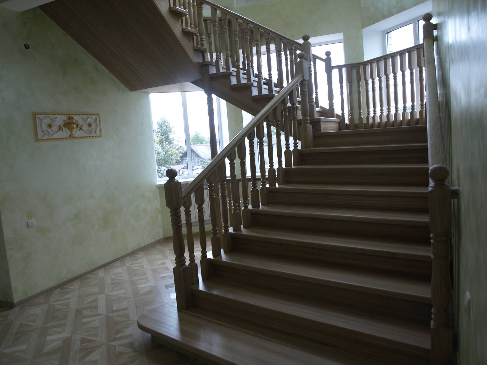 Лестница 3-х маршевая (дуб)