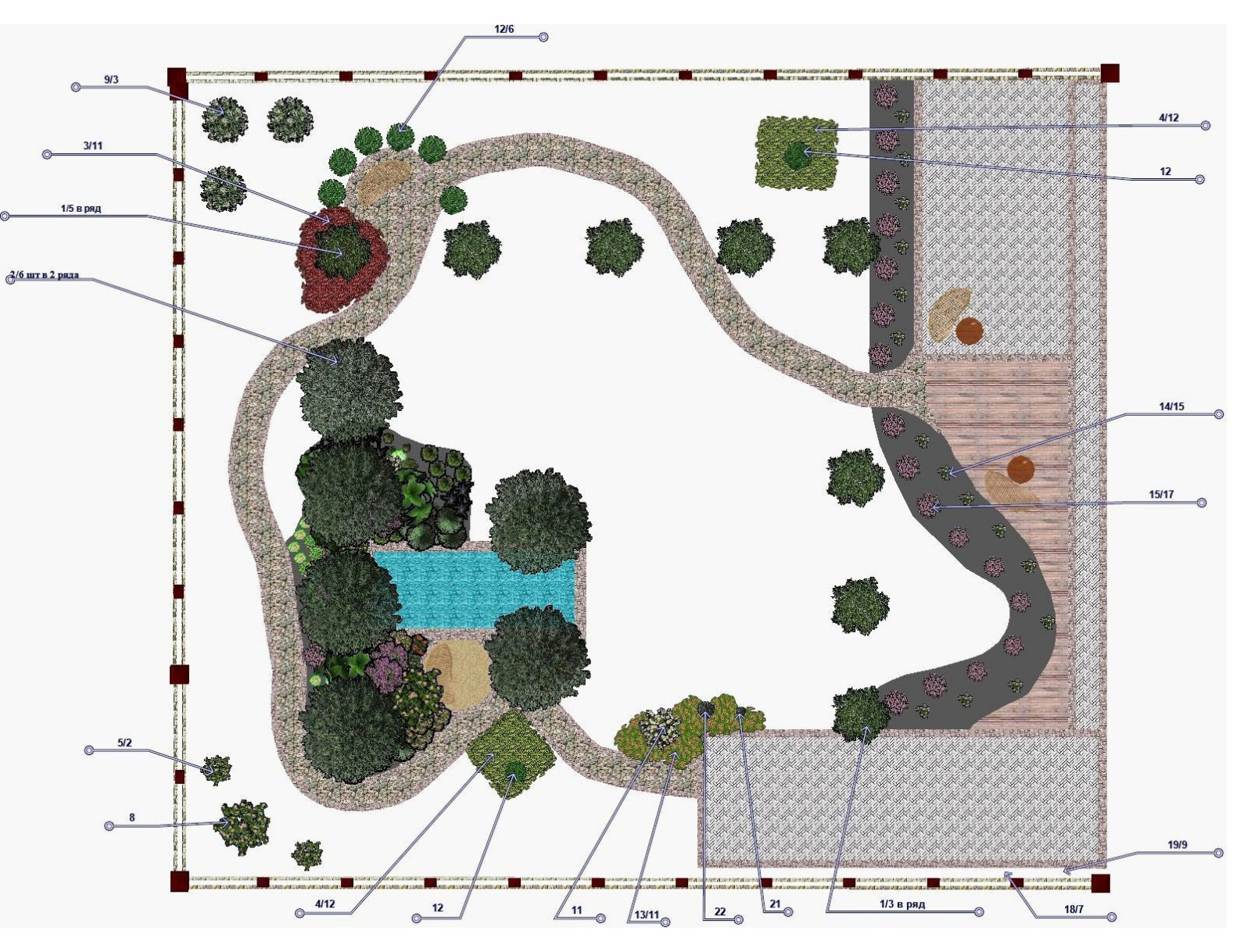 Геометрия в лесу Благоустройство и озеленение сада у исторического дома в центре