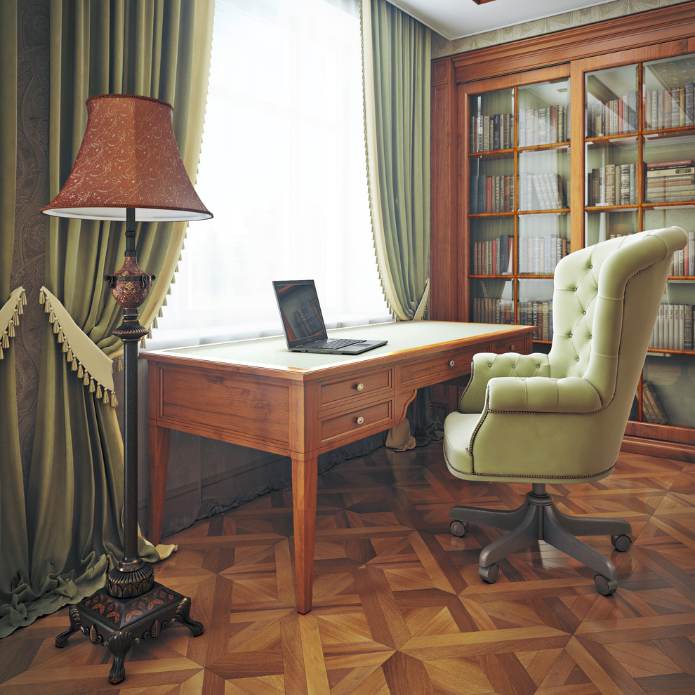 Торшер в восточном стиле для рабочего кабинета