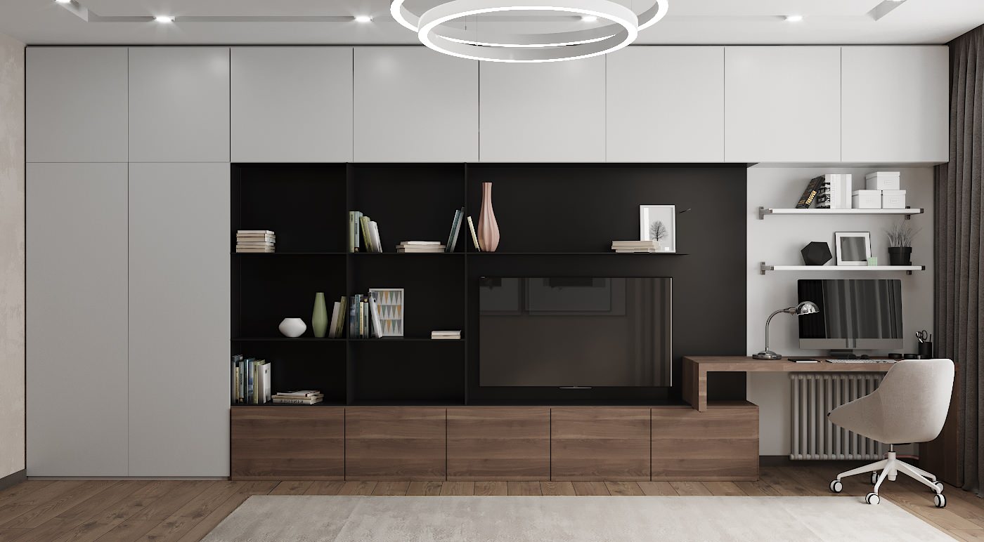 Дизайн квартиры в современном стиле.