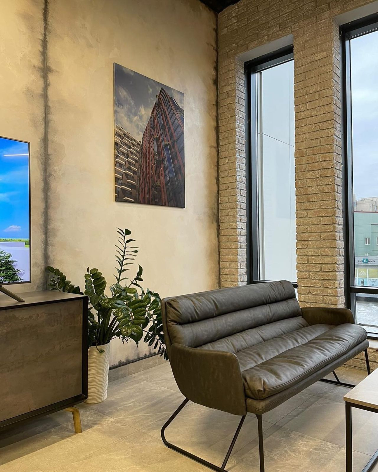 Loft-шик в офисе: декоративная штукатурка ArtBeton