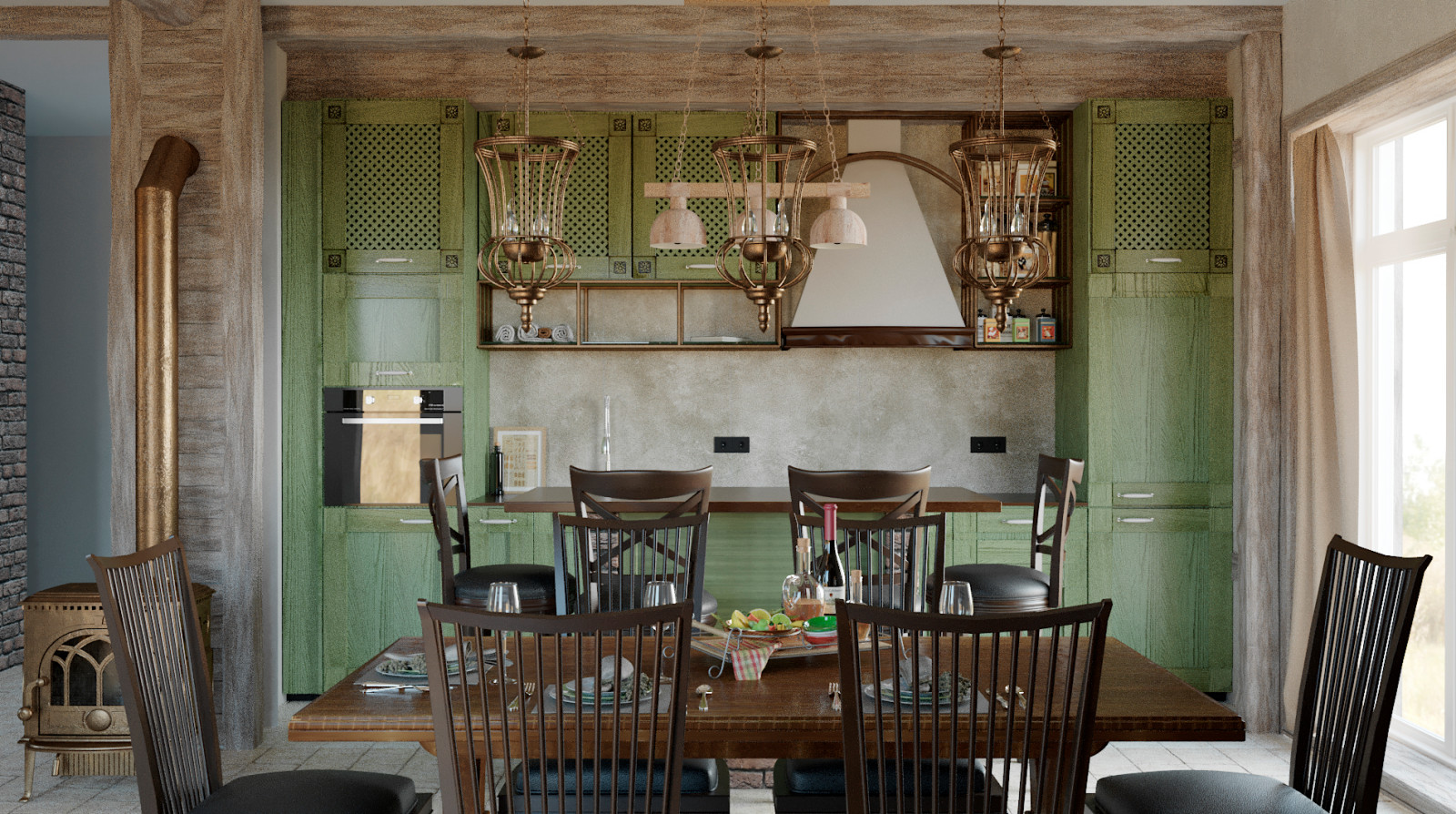 Обложка проекта: Частный жилой дом. Первый этаж