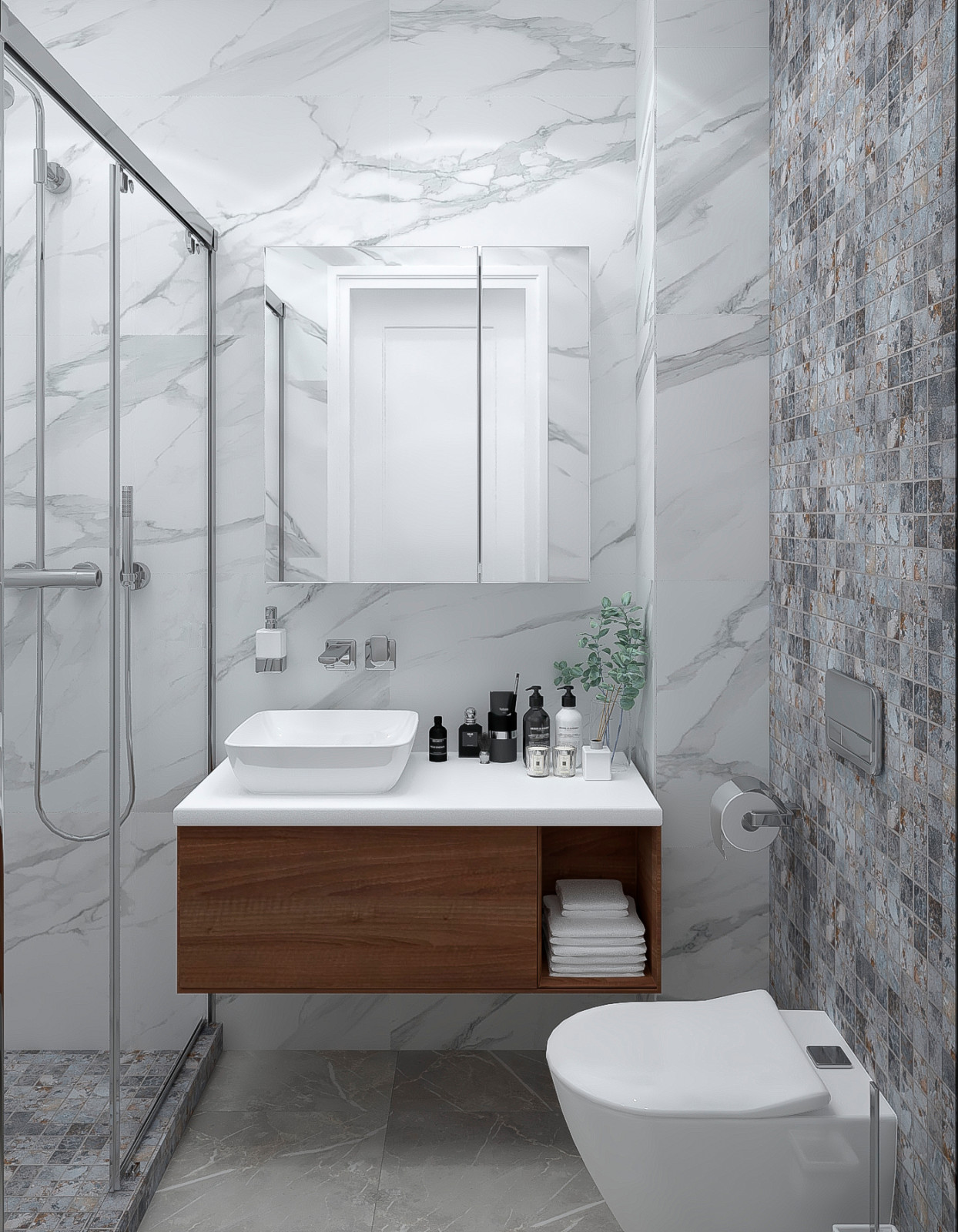 Дизайн санузлов в 3D