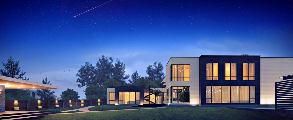 Частная резиденция в современном стиле