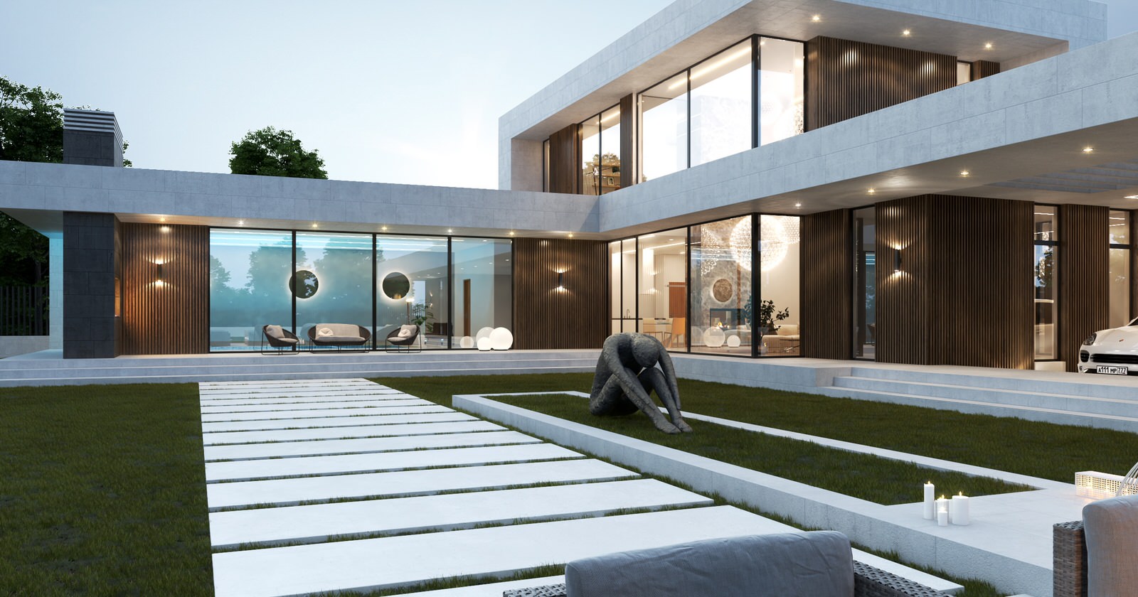 Обложка проекта: Частный жилой дом с бассейном