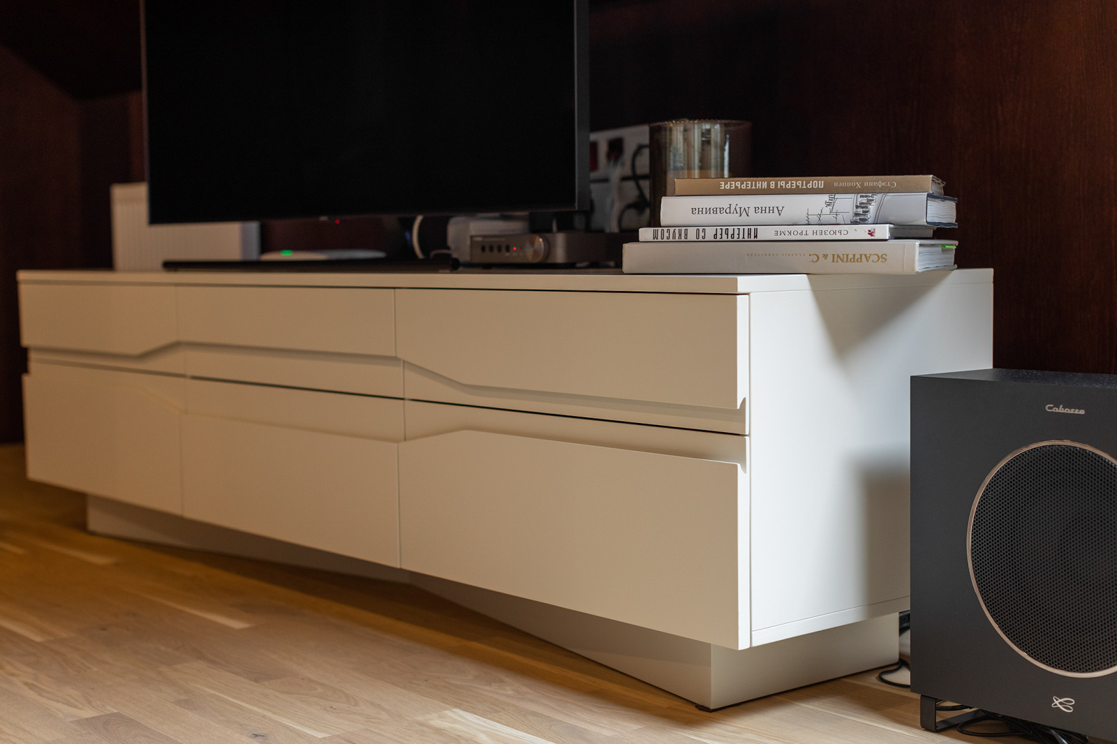 Интерьер двухуровневой квартиры в Калининграде.