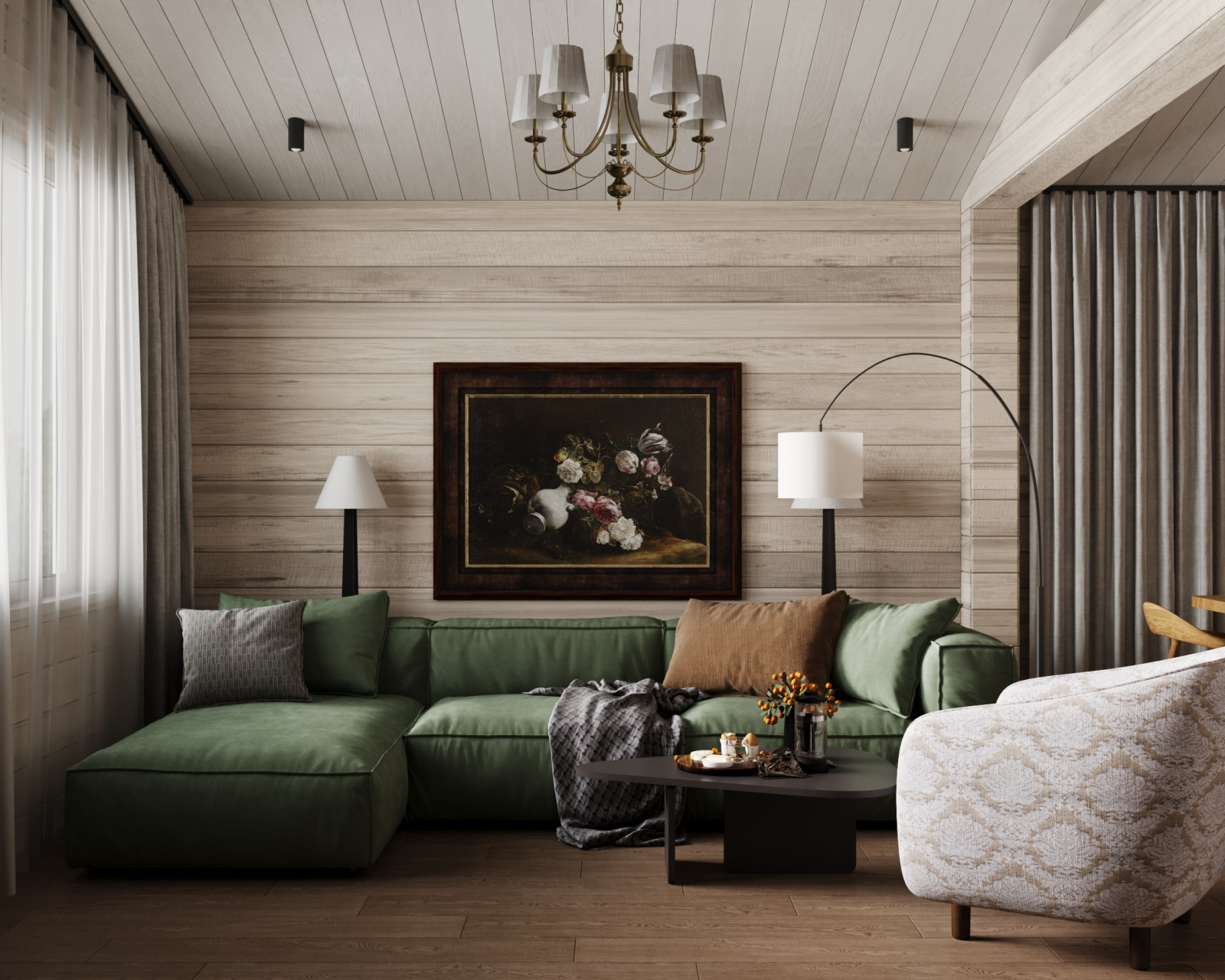 Обложка проекта: Дизайн деревенского дома