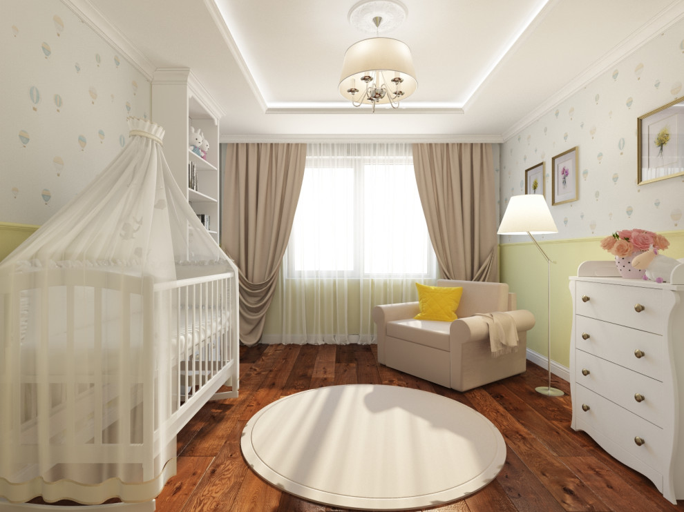 Квартира в стиле современная классика для молодой семьи