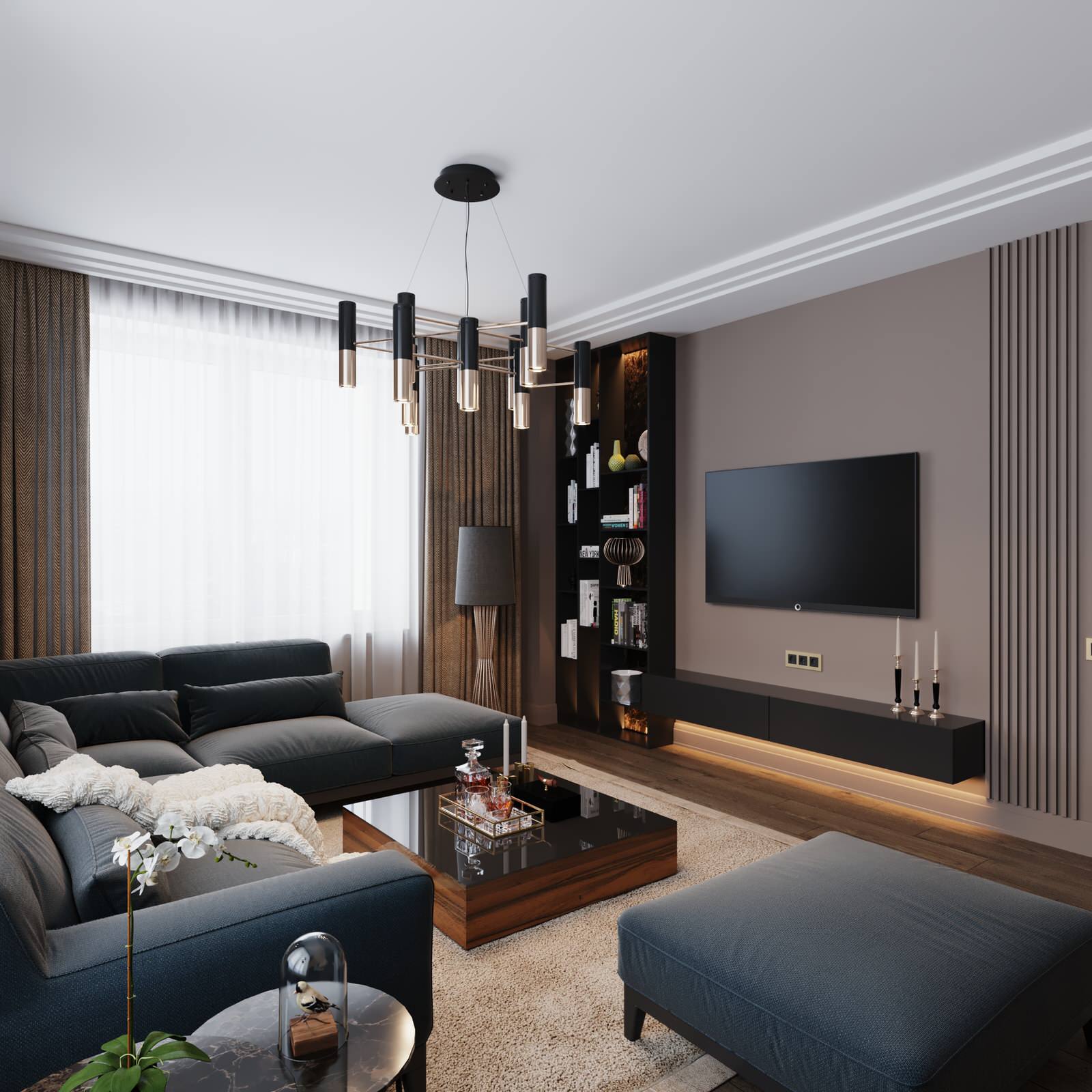 Дизайн квартиры 114 кв.м