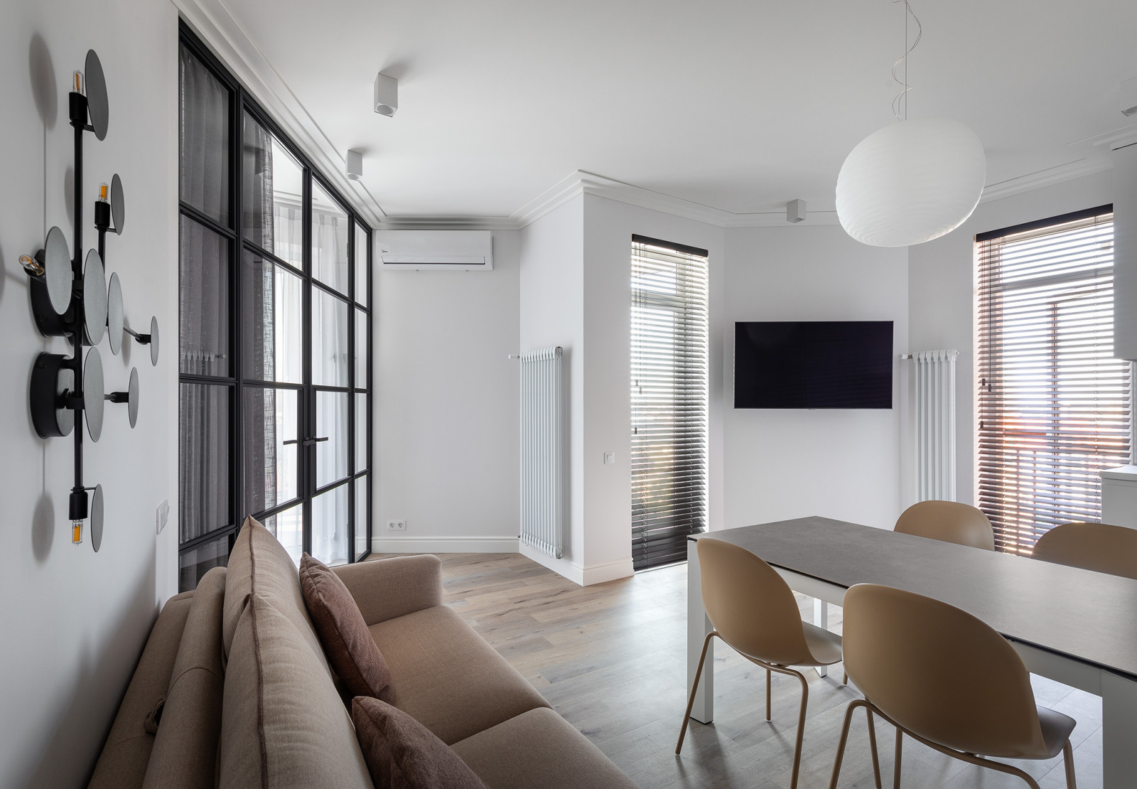 Интерьер квартиры "White culture"