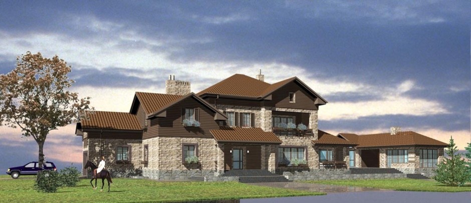 3D: Визуализация экстерьеров частных домов