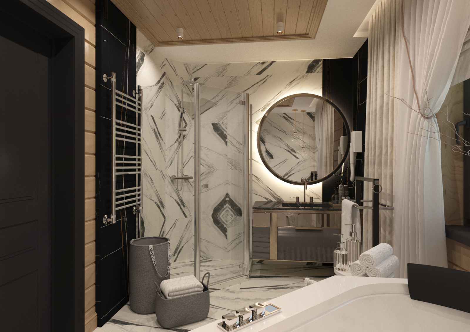 МО д. Супонево ванные комнаты