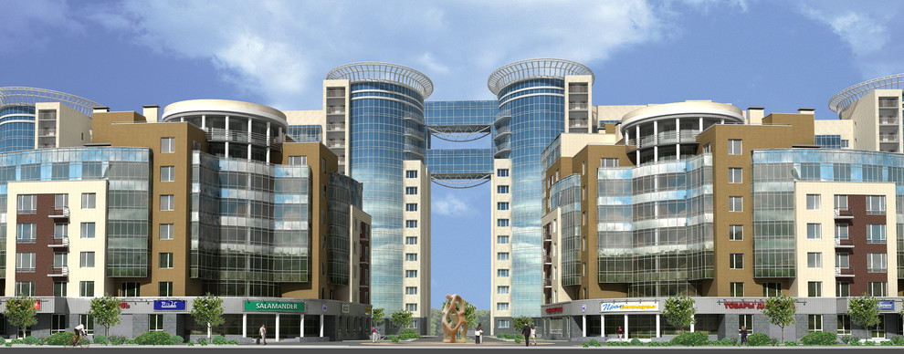 Многоэтажный жилой комплекс