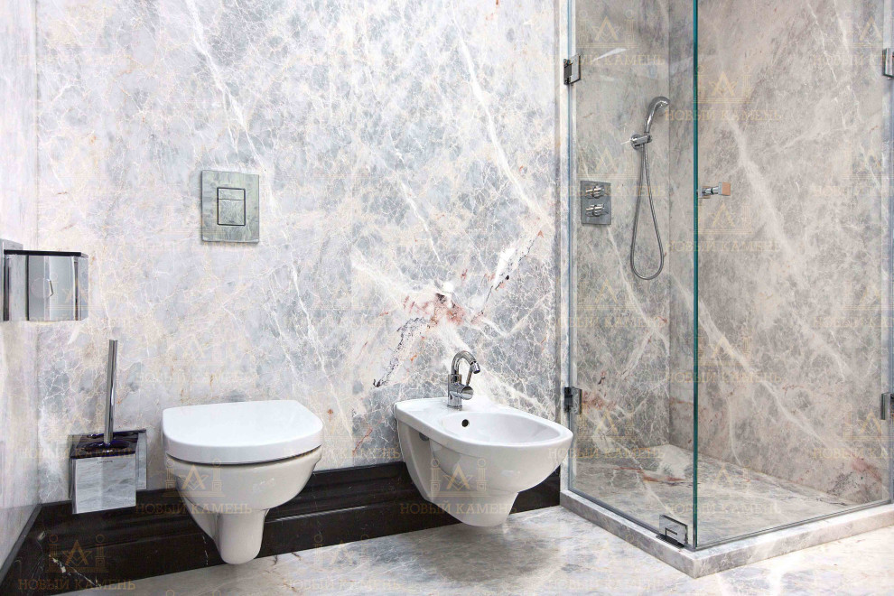 Мрамор в ванной комнате