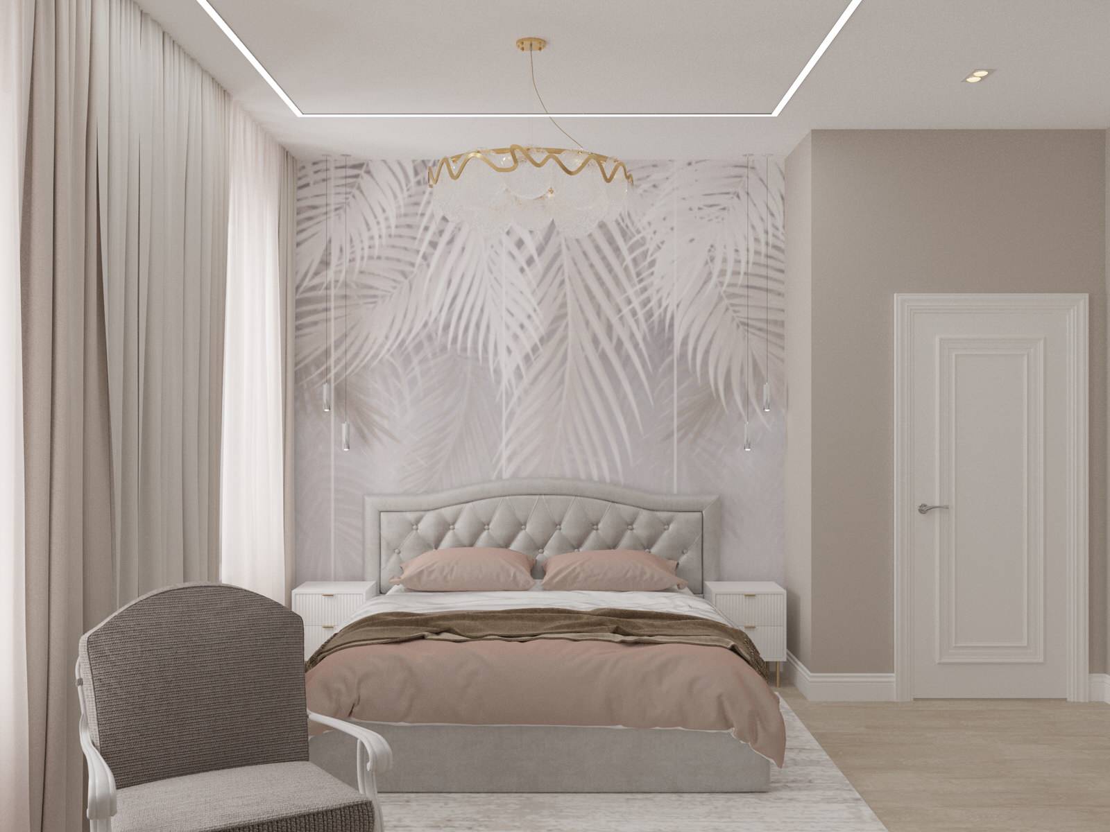 Спальня современная классика
