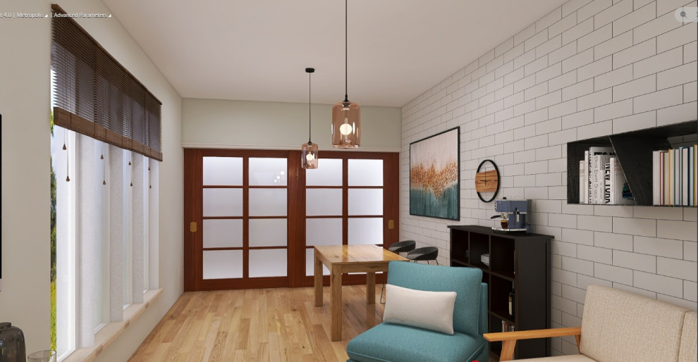 Расстановка мебели в летней кухне