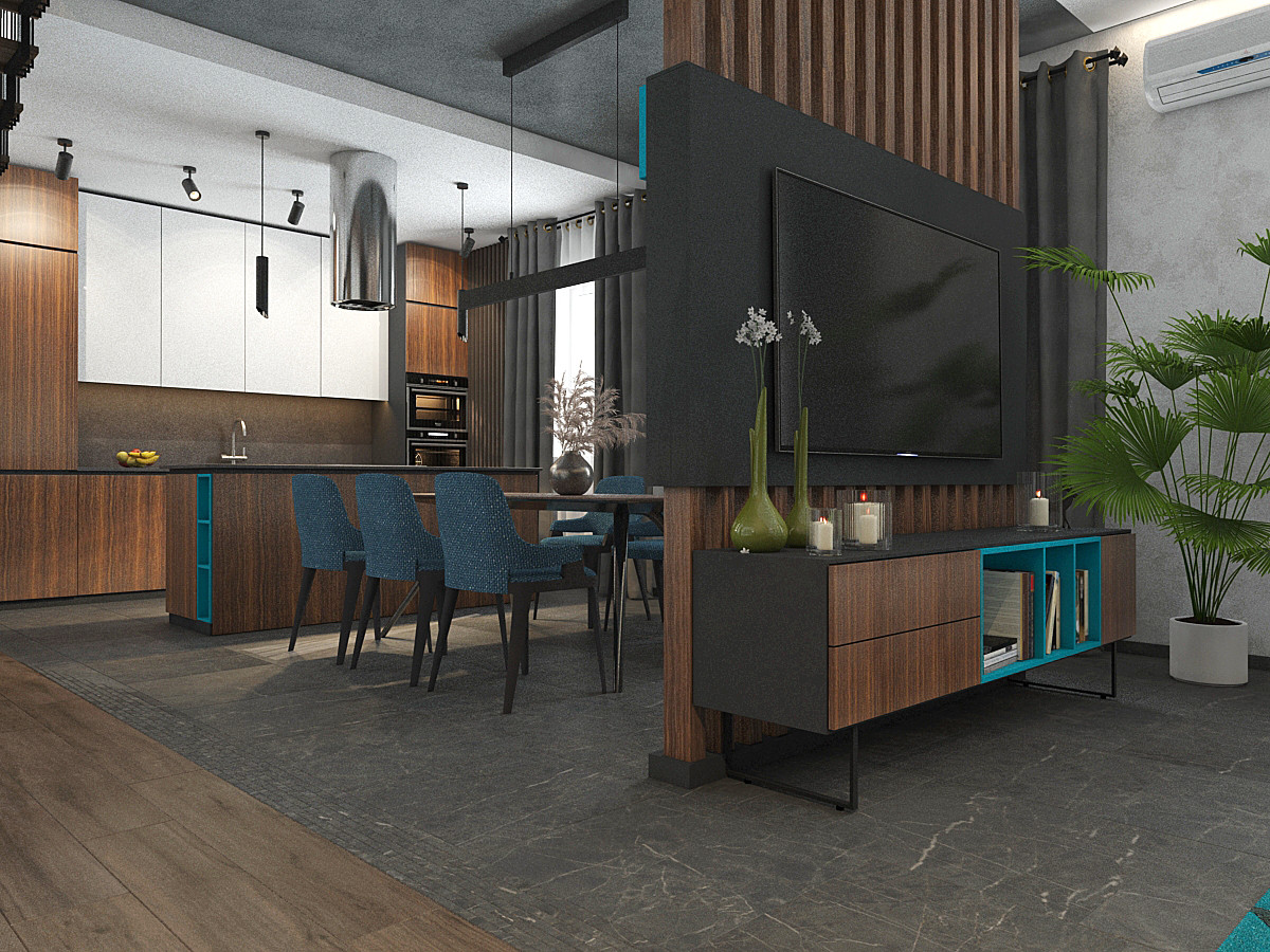 Проект дома общей площадью 198 м2