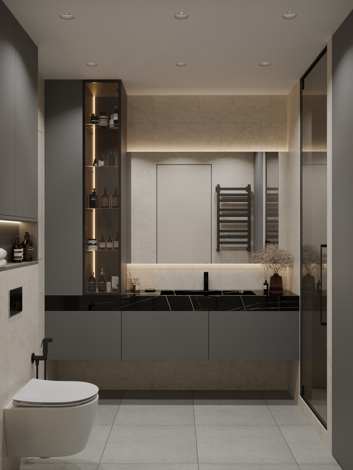 Дизайн проект 3-х комнатной квартиры "Зеленая роща"