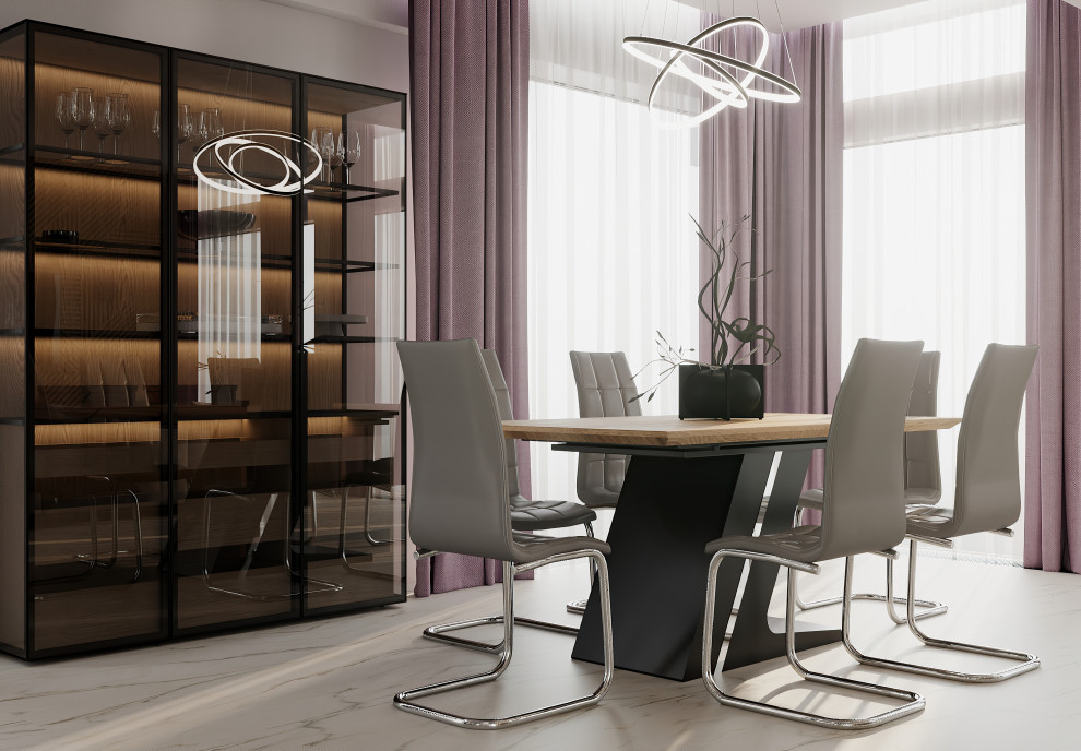 Обложка проекта: Гостиная-столовая