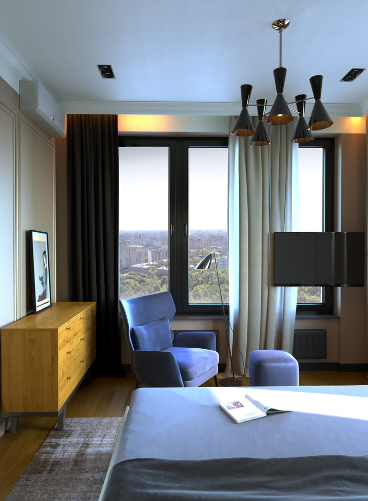 Обложка проекта: Спальня в проекте "PEROVSKY"