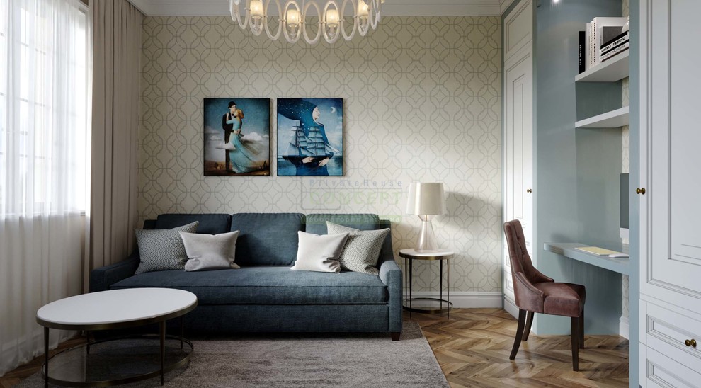 Дом в современной классике 350м2
