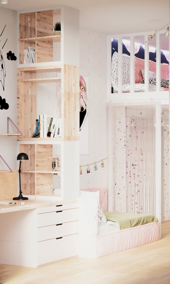 Интерьер квартиры для молодой семьи с тремя детьми