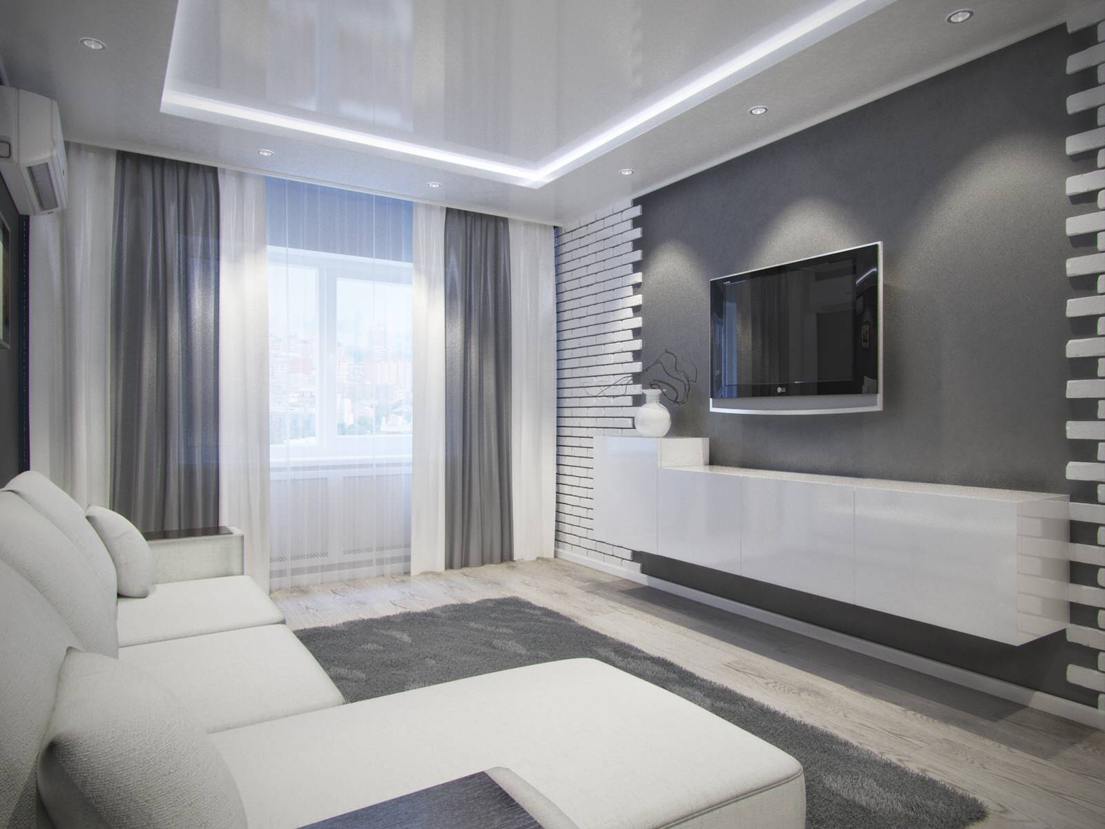 Обложка проекта: Гостиная .г.Оренбург.Минимализм.