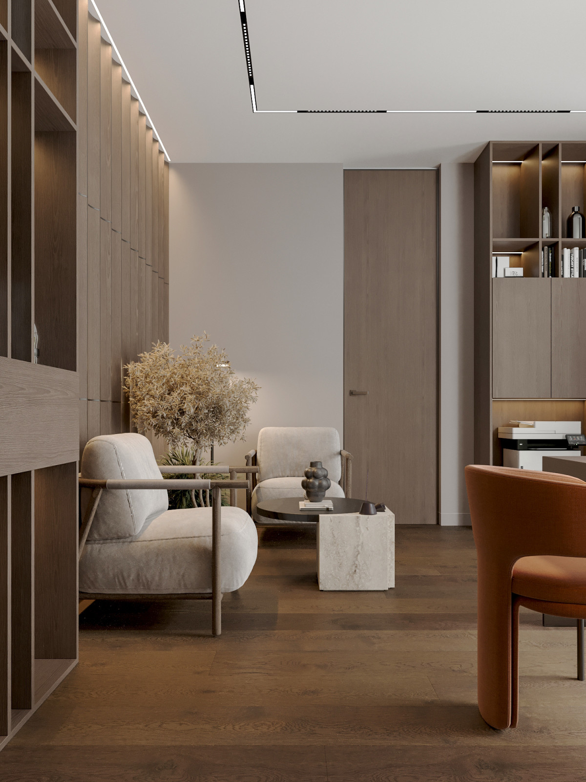 Загородный Дом Кабинет