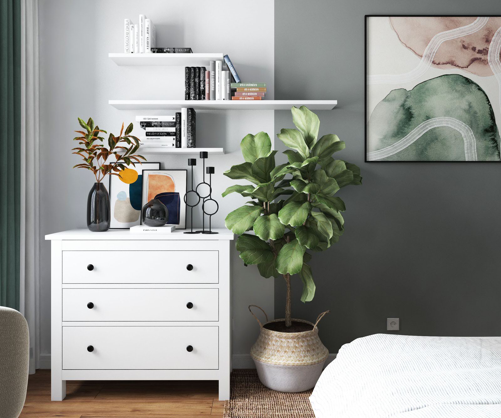 роскошный серо-зеленый