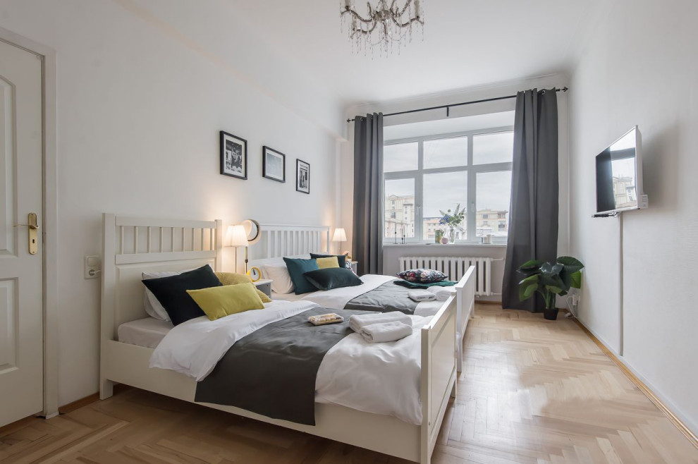 Декорирование квартира в центре Москвы под сдачу в посуточную аренду