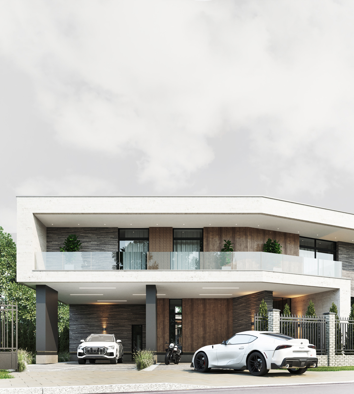 Обложка проекта: Архитектурный проект коттеджа 600м в КП Президент