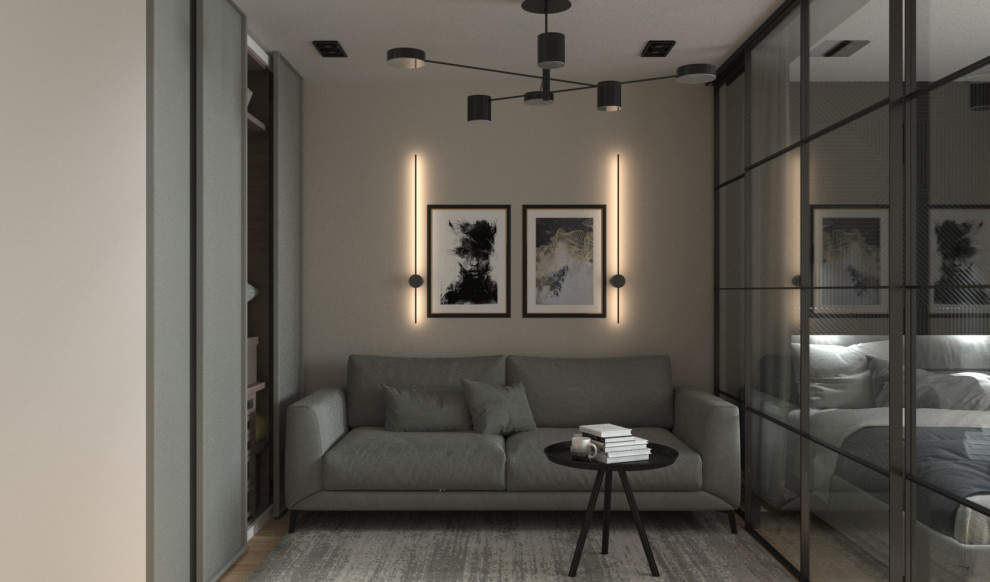 Дизайн-проект спальни/гостиной