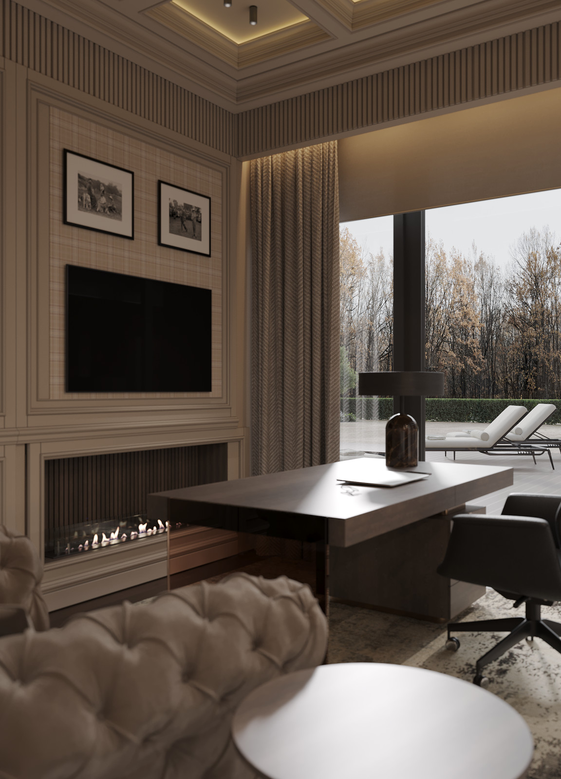 Интерьер дома, 9 просека, 240м2