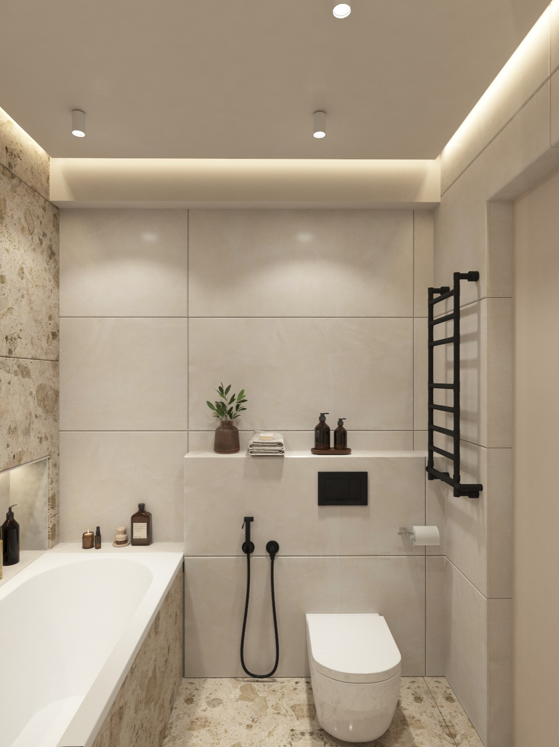 Нюдовый с акцентами