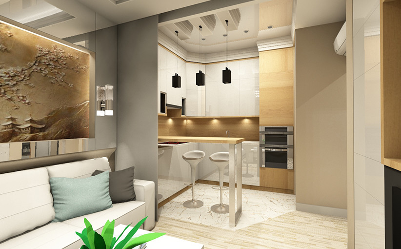 Однокомнатная квартира в ЖК Кристалл