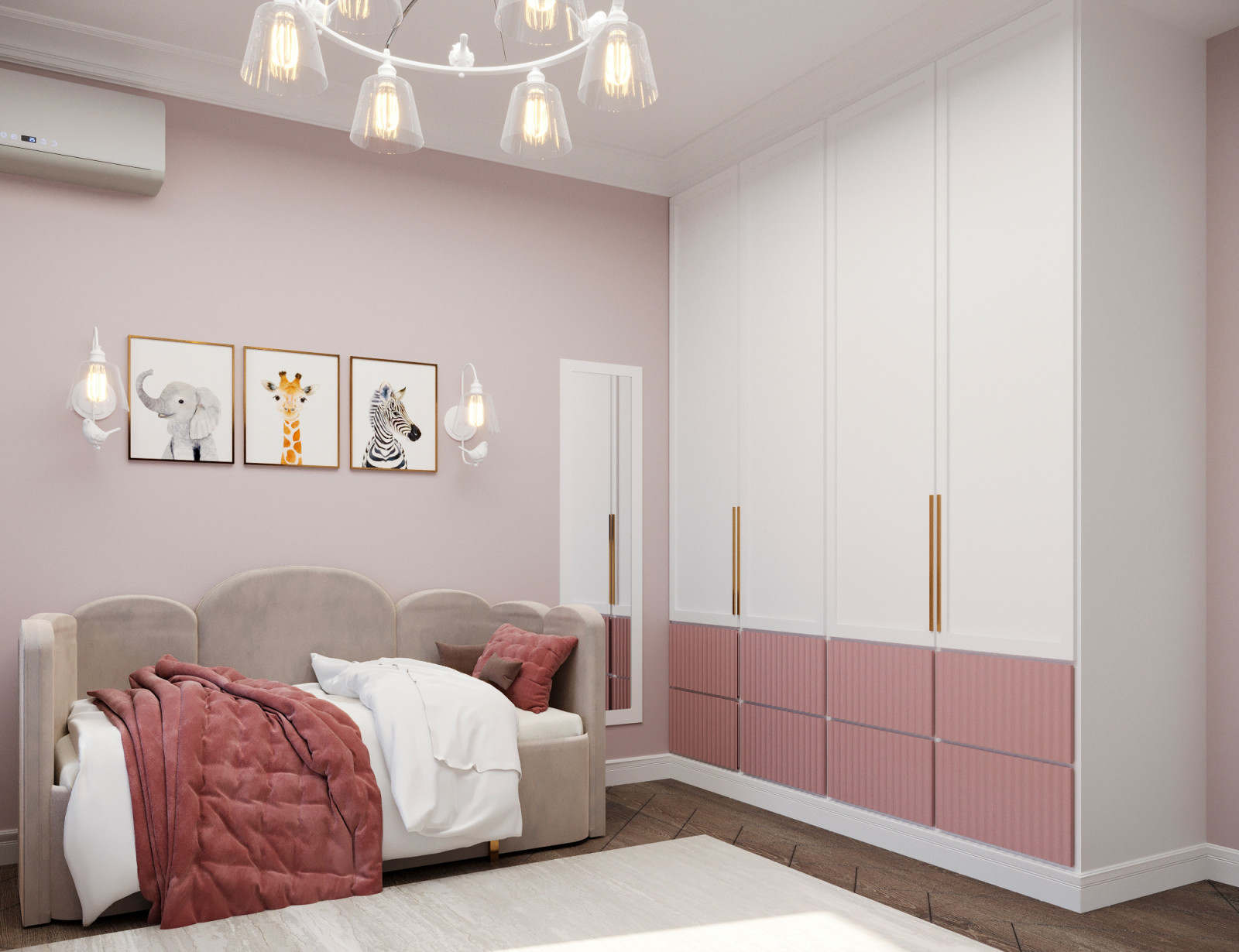 Квартира с элементами неоклассики