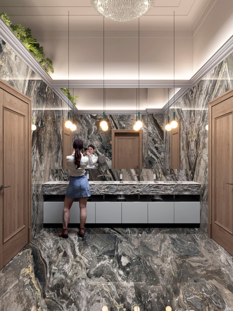 Обложка проекта: Главный санузел для МГУ, 52 м. кв