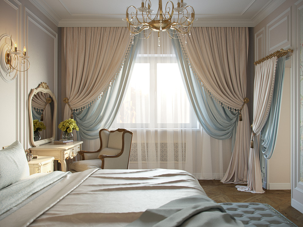Дизайн спальни в пастельных тонах