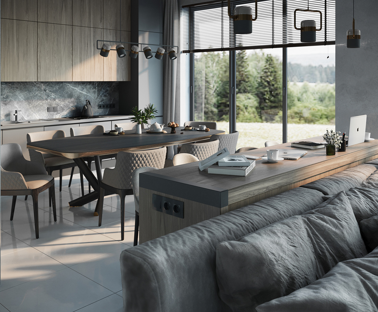 Обложка проекта: Санкт - Петербург. Одноэтажный частный дом 203 м2.